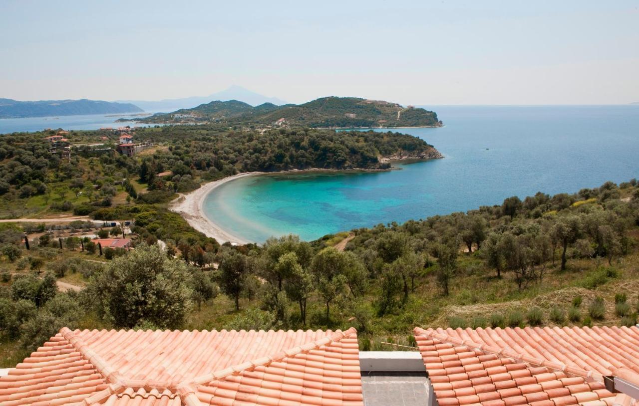 Olive Bay Hilltop Apartments Ammouliani Esterno foto