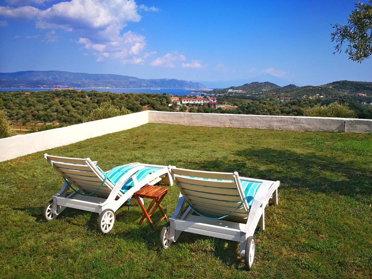Olive Bay Hilltop Apartments Ammouliani Esterno foto